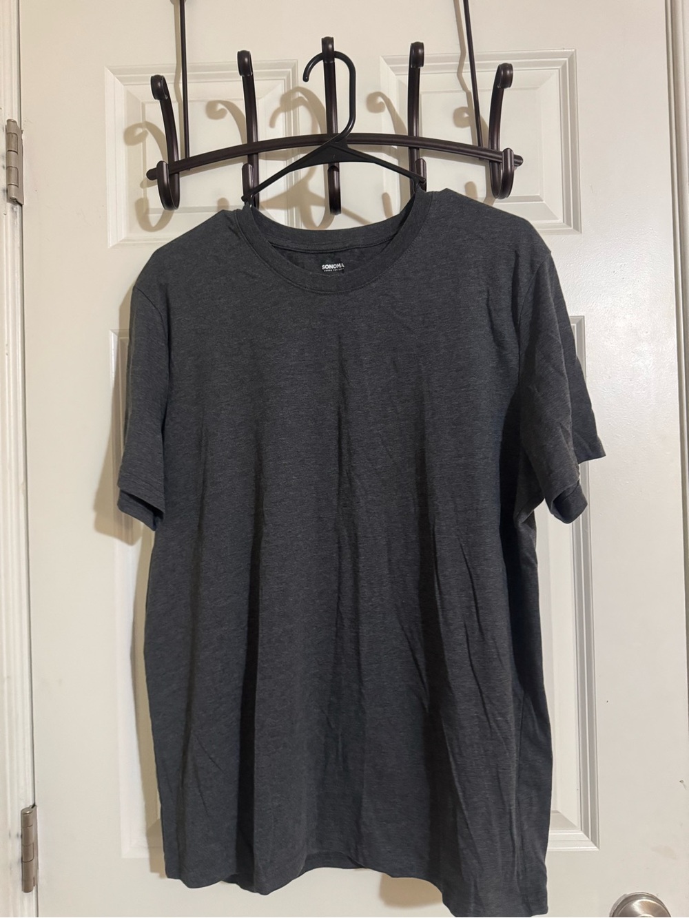 Sonoma Dark Charcoal Crew Neck T-Shirt